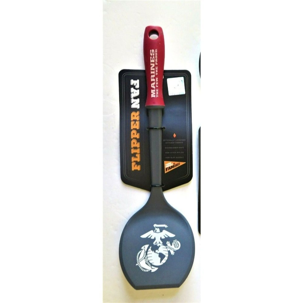 USA Marines Corps Flipper Spatula BBQ Grilling Barbecue Fan Flipper 14.5" New